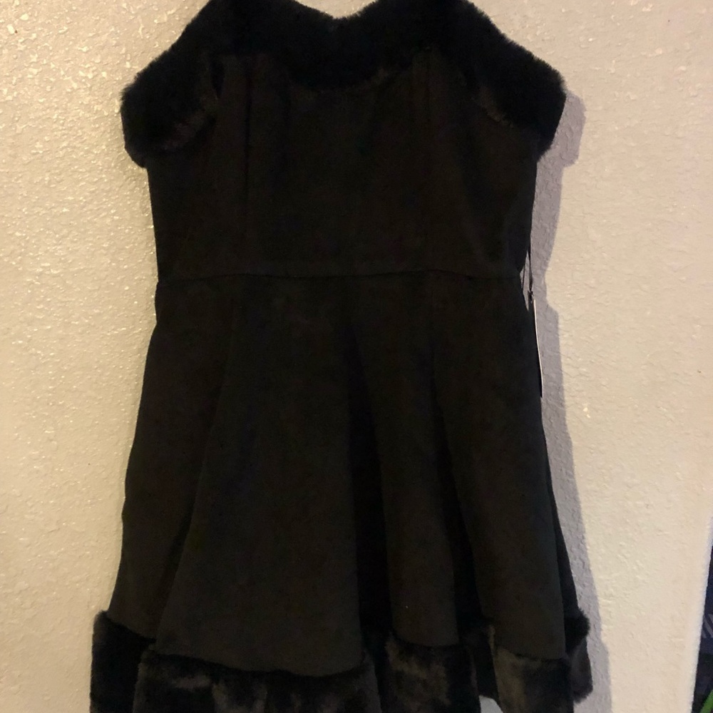 Beautiful new with tags vintage fur dress . All sales are final